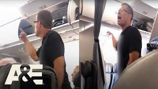 Man Steals Better Seat RAGES amp REFUSES To Leave JFK Airport  Fasten Your Seatbelt  AampE [upl. by Ecirpak]