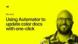 Figma plugin — Using Automator to update color docs with one click [upl. by Jaye]