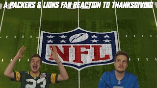 A Packers amp Lions Fan Reaction to Thanksgiving [upl. by Airel]