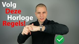 De 6 gouden regels bij het dragen van een horloge  Horloge etiquette [upl. by Llennahc]