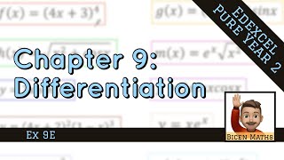 Differentiation 14 • The Quotient Rule • P2 Ex9E • 🚀 [upl. by Einram]