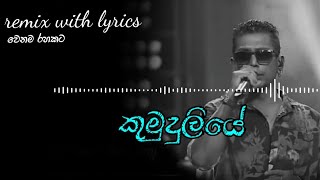 kumudu liye sanda eliye remixwith lyrics [upl. by Junia]