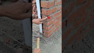 How to attach gate frame to wall गेट की चौखट को दीवार से कैसे जोड़े [upl. by Phare]