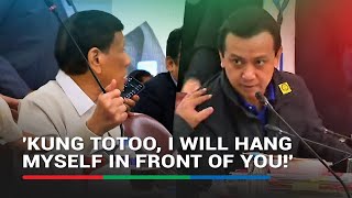 Chaos as enraged Duterte nearly throws mic at Trillanes over bank accounts  ABSCBN News [upl. by Kraft800]