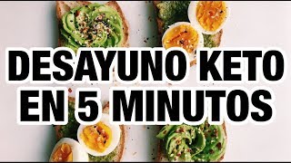 🍳☕️ DESAYUNO KETO EN 5 MINUTOS  KETO BREAKFAST  Manu Echeverri [upl. by Ancell620]