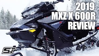 Full Review of the 2019 SkiDoo MXZ X 600R [upl. by Zarihs]