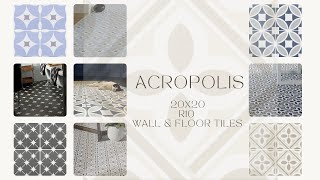 Our Stunning Acropolis Encaustic Tile Range [upl. by Anirazc]