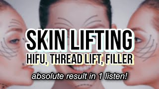 ༄༊ FACE LIFTING amp Youthful Skin Subliminal  hifu thread lift filler RESULT IN 1 LISTEN [upl. by Nidia]