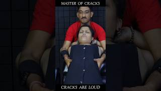 Cracks Are Loud amp Insane shorts shortvideo asmrshorts massage barbergirl neckcracking [upl. by Anived818]