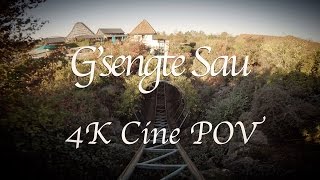 Gsengte Sau Gerstlauer Bobsled Coaster 4K Cine POV Tripsdrill [upl. by Moulton]