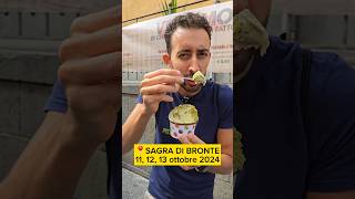 SAGRA DI BRONTE 2024  GELATO AL PISTACCHIO DA FRASTUK [upl. by Burke]