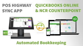 Quickbooks Online and NCR Counterpoint POS Sync App Integration  POS Highway [upl. by Ahsuatal]