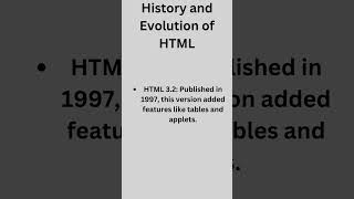 History and Evolution of HTML [upl. by Ahsineg]