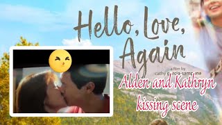 Alden at Kathryn kissing scene [upl. by Airamana24]