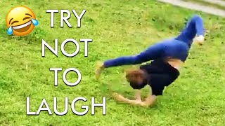 Try Not to Laugh Challenge Funny Fails 😂 [upl. by Nauqit]