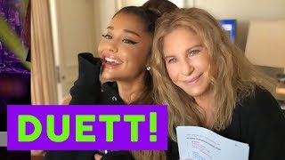 Ariana Grande überrascht Zuschauer bei Barbra StreisandKonzert [upl. by Ardnnek784]