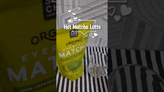 How to make Iced Matcha Latte and Hot Matcha Latte matchalatte matcha matchalover matchaadict [upl. by Alikat]