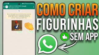 COMO CRIAR FIGURINHAS NO WHATSAPP [upl. by Conlen]