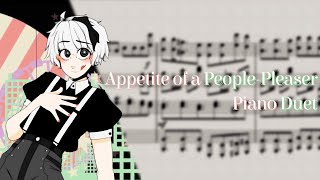 Piano Duet GHOST  Appetite of a PeoplePleaser [upl. by Tippets]