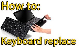 How to replace keyboard on Lenovo ThinkPad T510 W510 laptop [upl. by Abeh]