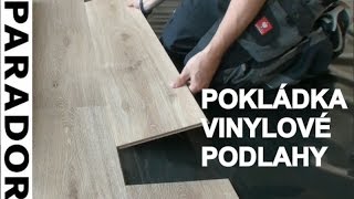 Jak pokládat podlahy  vinylová podlaha Parador na HDF desce na zámek [upl. by Yasmeen]