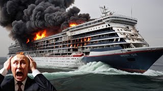 1 minute ago Ukraines M142 HIMARS missile blew up Russias most luxurious cruise ship [upl. by Anayet52]