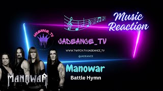 MUSIC REACTION MANOWARband Aussie reacts to Battle Hymn [upl. by Yenterb]