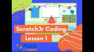 ScratchJr Coding Lesson 1  How to Make Character Move  Free Programming Lesson1 [upl. by Adaha335]