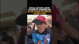 Beverly Hills High limits students ability to gather after proTrump demonstrations [upl. by Alysia]