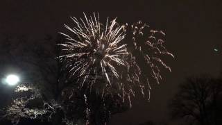 New York New York  New Years Fireworks in Central Park HD 2017 [upl. by Abbi]