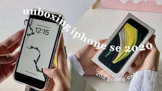 unboxing iphone se 2020 in 2024 ⋆ ˚｡⋆୨୧˚ [upl. by Swart]