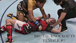 GREATEST FEMALE KNOCKOUTS MMA COMPILATION 7 [upl. by Cleodel]