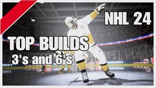 NHL 24 TOP EASHL BUILDS [upl. by Aileme786]