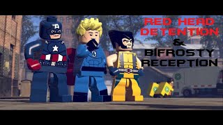 Avengers Assemble LEGO MARVEL Super Heroes Red Head Detention amp Bifrosty Reception [upl. by Champagne]