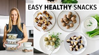 HEALTHY SNACKS  to meal prep for the week super easy [upl. by Candyce]