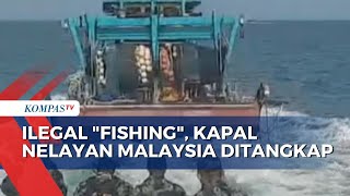 Kapal Nelayan Malaysia Ditangkap Usai Lakukan Ilegal Fishing di Selat Malaka [upl. by Attaynik18]