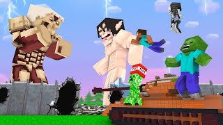 Monster School Bad and Good TiTan  Minecraft Animation [upl. by Adigun]