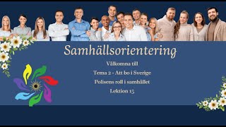 Polisens roll i samhället  lektion 15 [upl. by Aicilehp138]