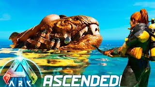 Denne VANDDINO er en TANK  ARK Survival Ascended Ep 12 [upl. by Anaidni208]