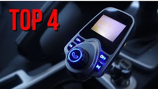 TOP 4 Best FM Bluetooth Car Transmitter 2021 [upl. by Medin795]