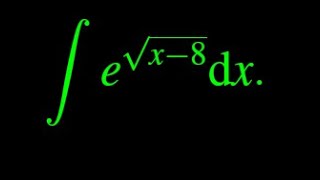 Comment Trouver la Primitive de l exponentiel de la racine carrée de x8 [upl. by Trista]