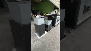 Collapsible Cart amp Display Pedestals custommade coffeecart customcraftsmanship [upl. by Anirbed]