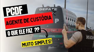 PCDF O que faz o Agente de Custódia [upl. by Agon422]