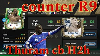 LILIAN THURAM CB COUNTER R9 NEN FC MOBILE 25 [upl. by Onahpets]