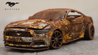 Ford Mustang Restoration  Abandoned Model Car [upl. by Sandberg]