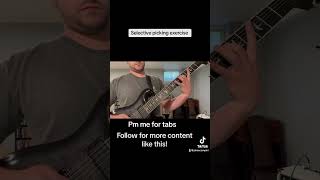 Selective picking exercise selectivepicking tosinabasi animalsasleaders guitarlesson [upl. by Ulick]