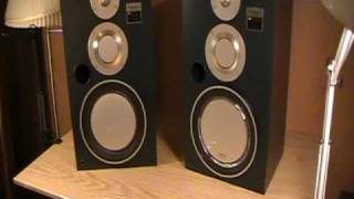 Technics SBX500 Speakers  1983 [upl. by Wallas]