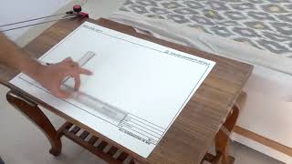 Engineering Drawing How To Use Mini Drafter [upl. by Lifton]