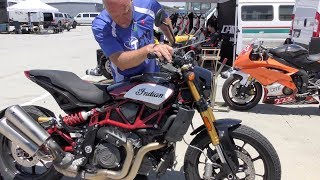 2 Clicks Out Indian FTR 1200 S Suspension Setup TRAILER [upl. by Aner532]