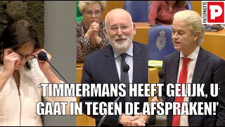 Wilders en Timmermans ZIJN HET EENS Van Vroonhoven NSC maakt er EEN PUINHOOP van [upl. by Aizti]